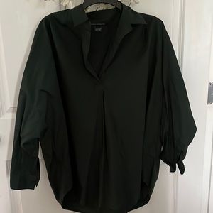 French Connection Hunter Green Top